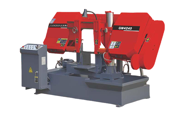 罗定GW4240双柱卧式带锯床