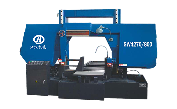 罗定GW4270/800双柱龙门卧式带锯床